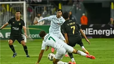 الدوري الممتاز، تعادل سلبي بين الزمالك والمصري في الشوط الأول