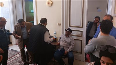 توافد أعضاء الجمعية العمومية لنقابة الصحفيين بالإسكندرية 