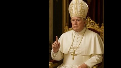 ترامب البابا الجديد للفاتيكان، صورته تثير الجدل والذكاء الاصطناعي يكشف سر الرئيس الأمريكي 