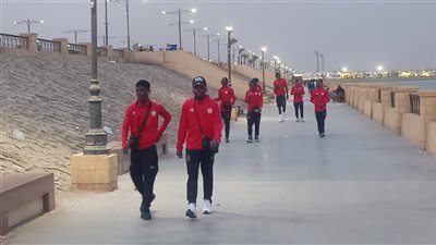 جولة للاعبي الكونغو الديمقراطية بالممشى السياحى في السويس