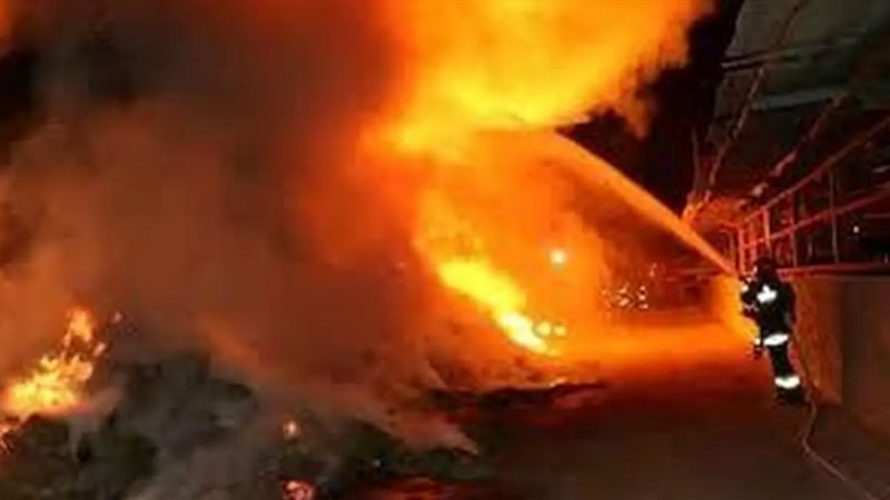 حريق هائل فى إيران،