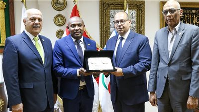 ياسر إدريس يستقبل وزير الخارجية بجزر القمر لبحث سبل التعاون 