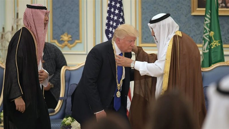الملك سلمان وترامب