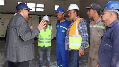رئيس شركة الصرف الصحي بالإسكندرية يتفقد محطات العجمي والكيلو 21