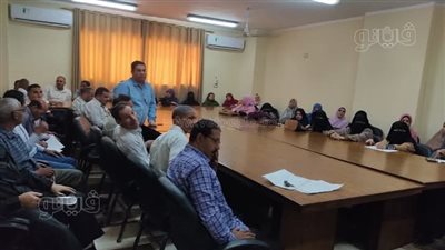 رئيس مركز إهناسيا ببني سويف يتابع منظومة العمل في ملفات التصالح