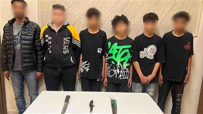 ضبط 6 أشخاص استعرضوا بالأسلحة البيضاء خلال حفل زفاف بالقليوبية