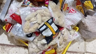 ضبط 12 طن مصنعات وأجزاء دواجن منتهية الصلاحية يعاد تدويرها وبيعها بالقليوبية 