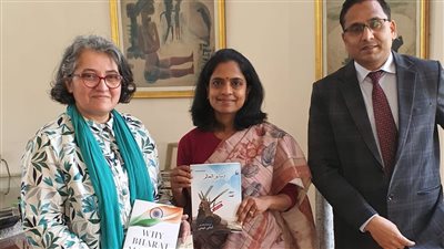 القائم بأعمال سفير الهند بالقاهرة في ضيافة المركز القومي للترجمة