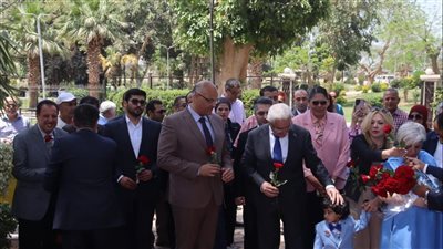 محافظ القليوبية يستقبل سفير أذربيجان بالقناطر الخيرية 