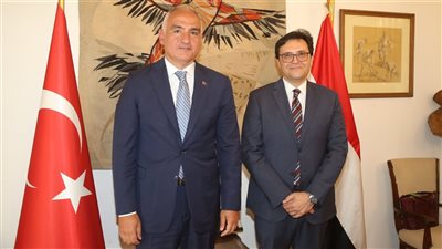 وزير الثقافة يستقبل نظيره التركي لبحث أطر التعاون بين البلدين