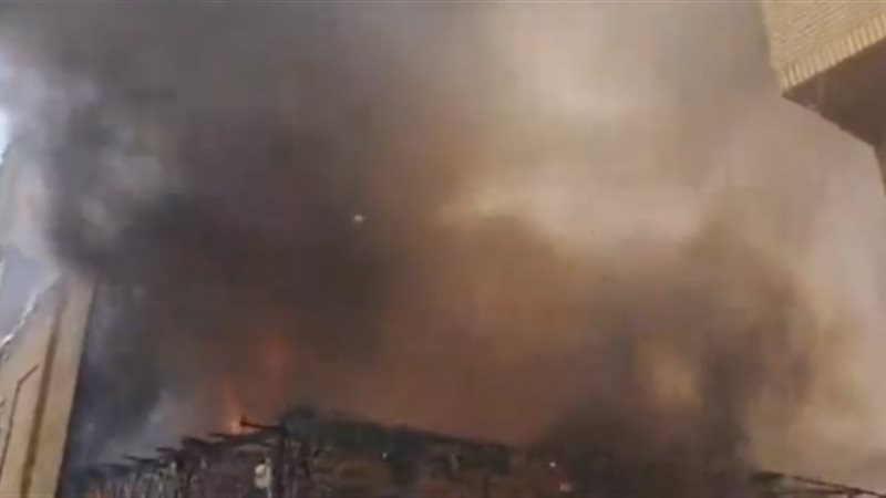 إندلاع حريق فى إيران،