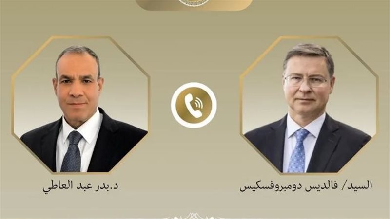 اتصال هاتفى بين وزير
