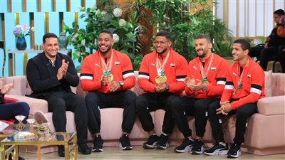 منى الشاذلي تحتفي بأبطال منتخب مصر للجودو في برنامج 