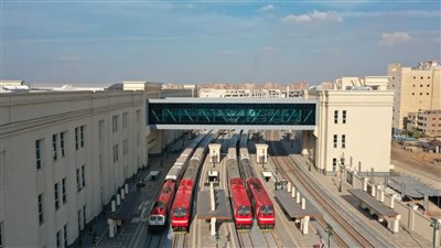 كل ما تريد معرفته عن محطة قطارات الصعيد في بشتيل (انفوجراف)