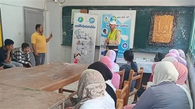 مياه الشرقية تنظم قافلة مجانية في قرية أبو الشقوق بكفر صقر 