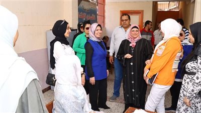 نائب محافظ دمياط تتفقد مدرسة الأنصاري بفارسكور لمتابعة انتظام العملية التعليمية 