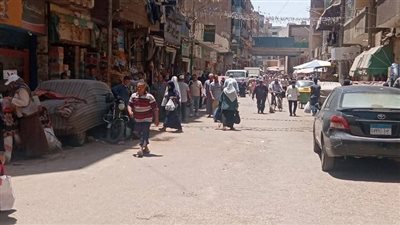 حملة مكبرة لإزالة إشغالات شارع رياض بأسيوط 