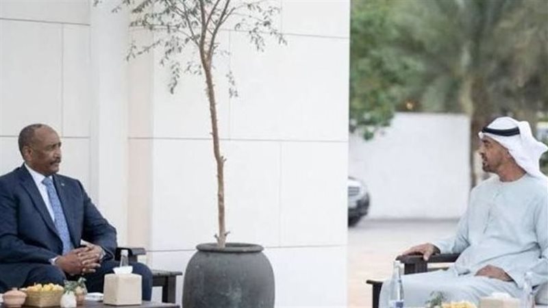 بن زايد والبرهان،