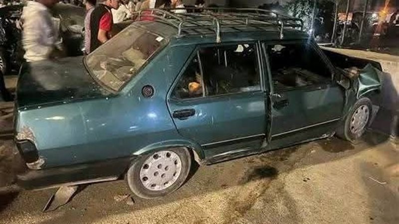 تصادم سيارات اعلي