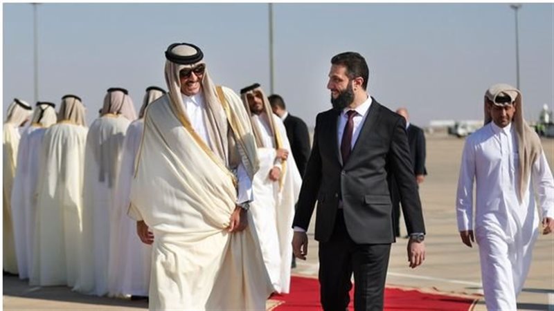 أمير قطر والشرع،