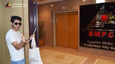 مينا مسعود يعلق على زيارته لـ مدينة الإنتاج الإعلامى