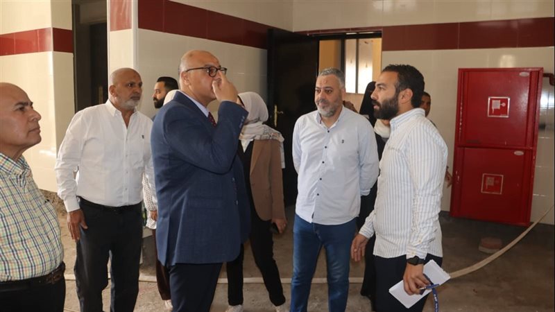 محافظ القليوبية خلال