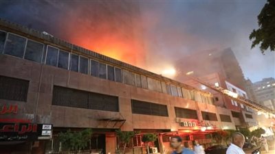 المعمل الجنائي يعاين حريق الشركة القابضة للأدوية بالأزبكية