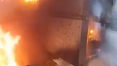 المباحث تستمع لأقوال شهود العيان فى حريق الشركة القابضة للأدوية بالأزبكية