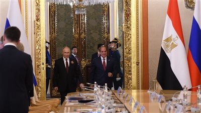 السيسي وبوتين يتفقان على زيادة أعداد السائحين الروس القادمين إلى مصر