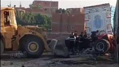 مصرع شخصين فى حادث تصادم مروع على الإقليمي بالمنوفية