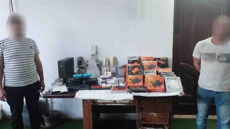 ضبط محطة بث فضائي