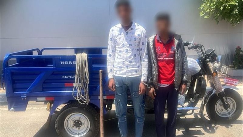 ضبط شخصين تعديا على
