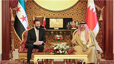 العاهل البحريني يستقبل الرئيس السوري ويناقشان التطورات الإقليمية