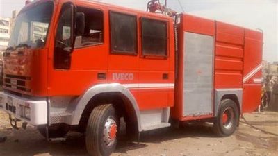 إخماد حريق في مطعم ومحل أدوات كهربائية بمدينة طامية في الفيوم