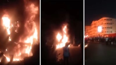 التحريات الأولية تكشف حجم خسائر حريق مطعم شهير بمصر الجديدة (صور)