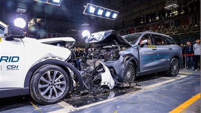 TIGGO9 CSH تتفوق في اختبارات التصادم الثنائي والانقلاب 