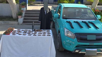 ضبط عنصر إجرامي بتهمة الاتجار في الأسلحة النارية ببني سويف 