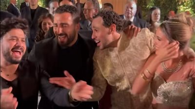 لقطات من حفل زفاف بطل العالم السابق بالإسكواش رامي عاشور (فيديو)