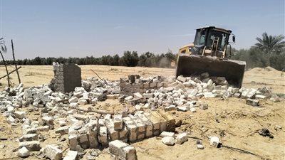 إزالة 27 حالة تعد بالبناء المخالف في البحيرة 