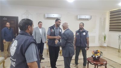 محافظ شمال سيناء يستقبل وفد عملية الفارس الشهم 