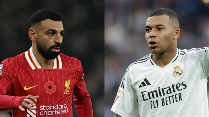 مبابي ومحمد صلاح