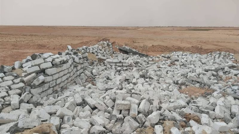 ازالة التعديات بالبحيرة