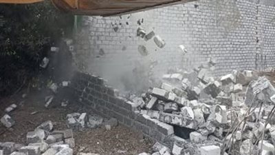 إزالة 9 حالات تعدٍّ على الأراضي الزراعية وأملاك الدولة بالشرقية