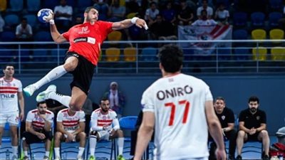 السوبر الأفريقي لكرة اليد، الأهلي يتقدم على الزمالك في الشوط الأول 