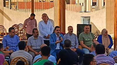 لقاء جماهيري لتوضيح ملف تقنين الأراضي بالعبور الجديدة