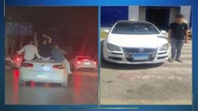 ضبط قائد سيارة أدى حركات استعراضية خطرة بالزقازيق