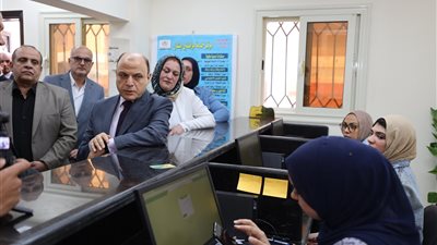 محافظ كفر الشيخ يفتتح مكتب خدمات تموينية في قرية إبشان
