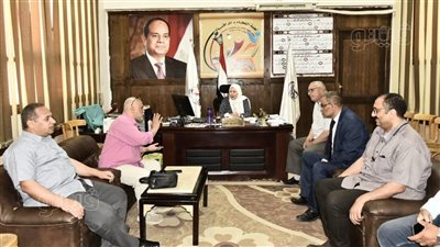 وكيل التعليم ببني سويف تتفقد كنترول امتحانات الدبلومات الفنية