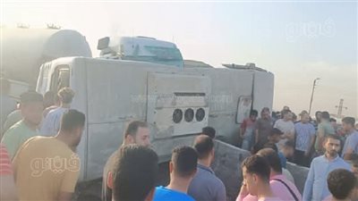 النيابة تطلب انتداب المهندس الفني لكشف سبب تصادم الطريق الإقليمي بالشرقية (فيديو وصور)