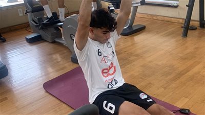 مران استشفائي للاعبي منتخب الشباب بعد الفوز على غانا (صور)